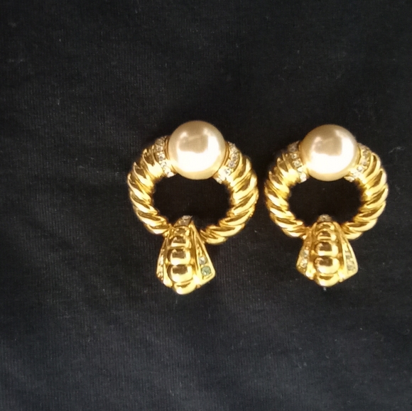 KJL vintage Earrings - Picture 2 of 8